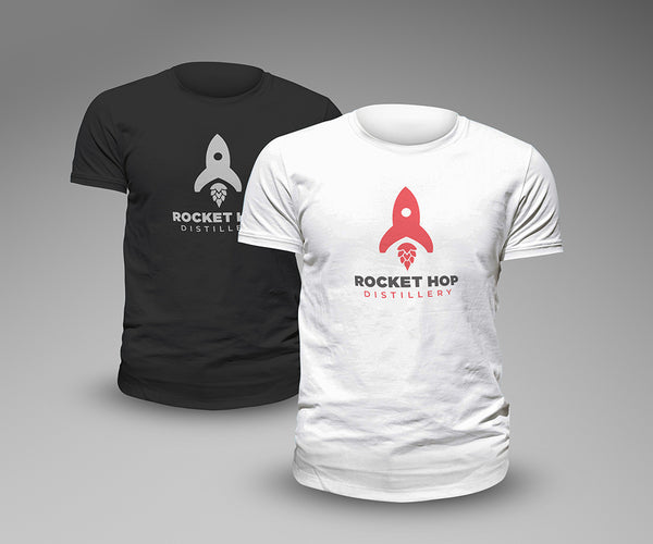 T-Shirts Noir ou Blanc Rocket Hop